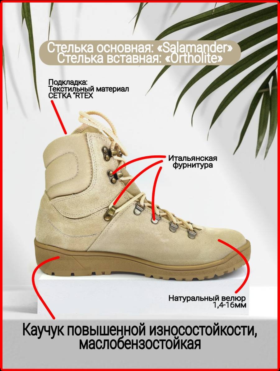 Ботинки BIZON бежевый