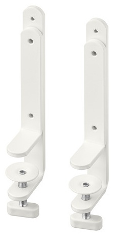 IKEA крепежная петля SKÅDIS connector white 2x5x18 см, 2 шт