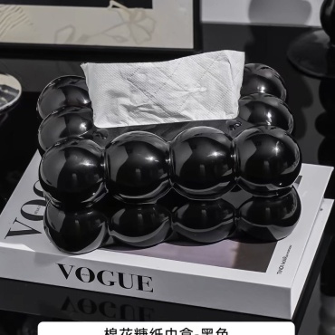 Салфетница Bubble Black, пластик