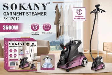Отпариватель SOKANY SK-12012 черный, розовый