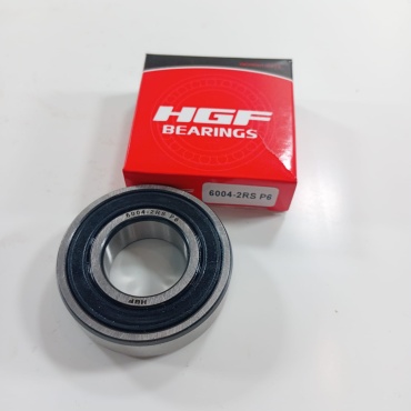 HGF BEARINGS подшипник скольжения шариковый радиальный цилиндрический однорядный (6004-2RS P6)