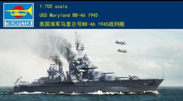 Американский линкор USS Maryland BB-46 1945
