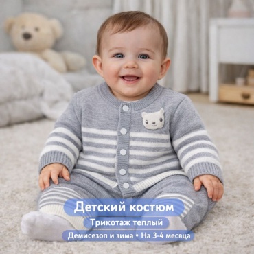 Комплект BEBEKE серый, белый