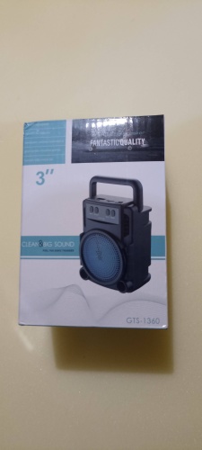 Портативная колонка GTS-1360 черный
