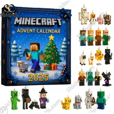 MINECRAFT майнкрафт плоские подвески 2Д на подарок 4 см 24 шт
