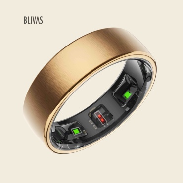 Смарт-кольцо BLIVAS Ring 7 розовое золото