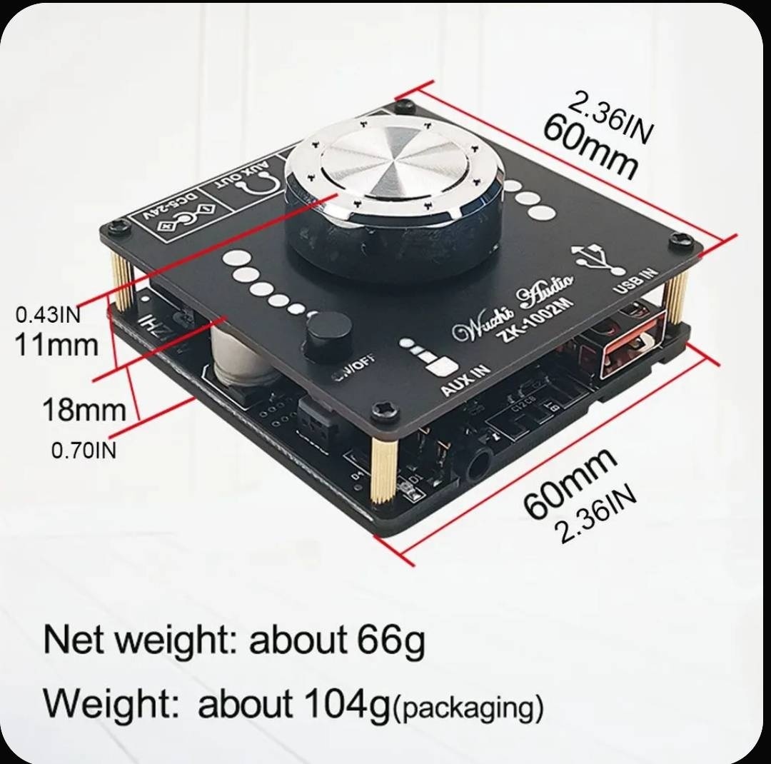 Аудиоусилитель Wuzhi Audio ZK-1002M