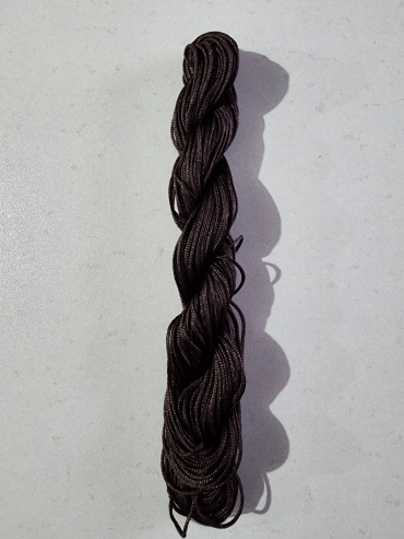 Macrame шнур для браслетов шоколадный