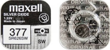 Батарейка AG4, SR626 Maxell 1 шт