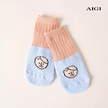 Носки AIGI DN голубой, коралловый 13