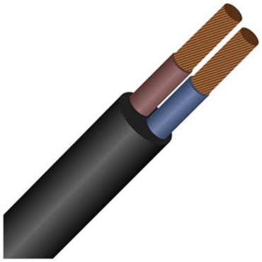 Кабель КГ 2x0.75, 10 м