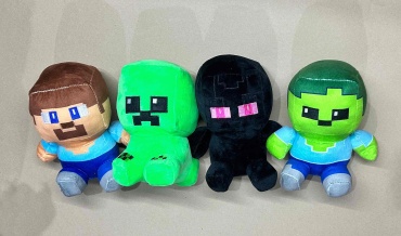 Мягкая игрушка Персонажи из игры майнкрафт, 24 см