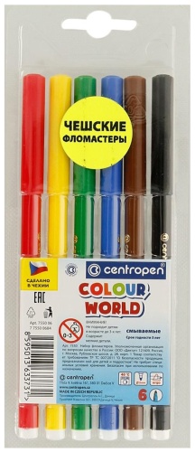 Фломастер Centropen 6 шт