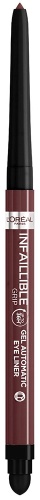 Loreal Paris Infaillible Grip Gel подводка коричневый velvet bordeaux