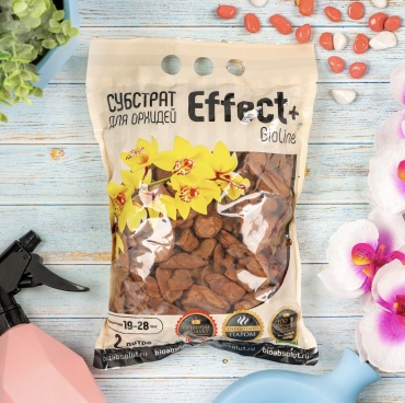 Удобрение EffectBio брикет Субстрат для орхидей Effect+ Gioline