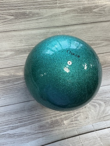 Мяч для художественной гимнастики Chacott 527, Emerald Green, Мяч Chacott 17 см зеленый