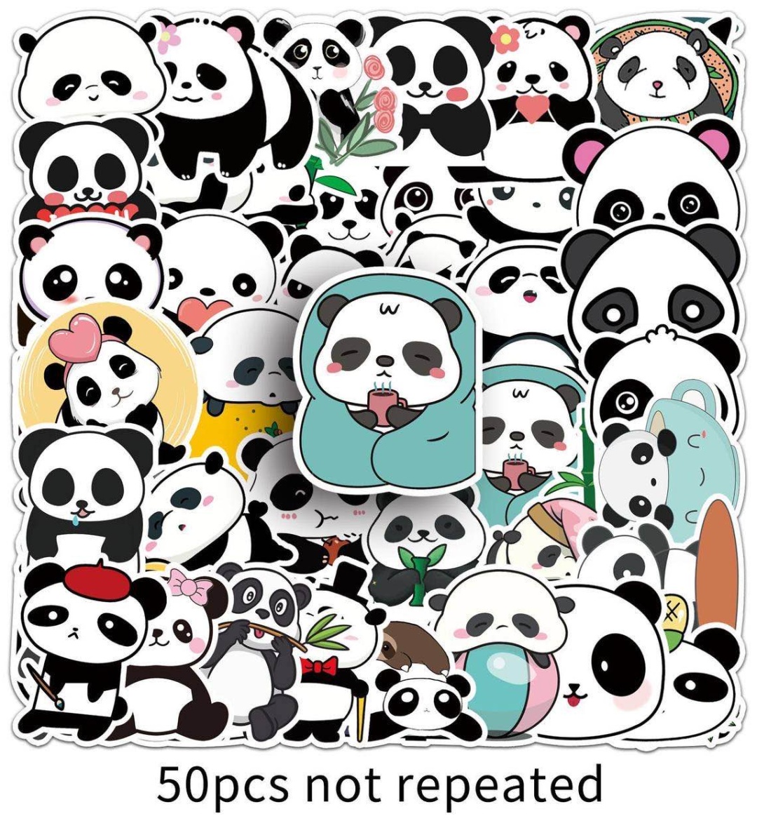 Наклейки Набор Panda 50
