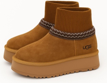Угги FASHION бронзовый, коричневый