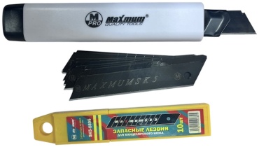 Канцелярский нож MAXMUM МХ13278 белый