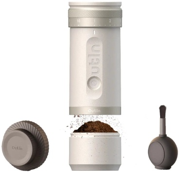 Кофемолка Outin Fino Portable Electric Coffee Grinder Sandstone White белый
