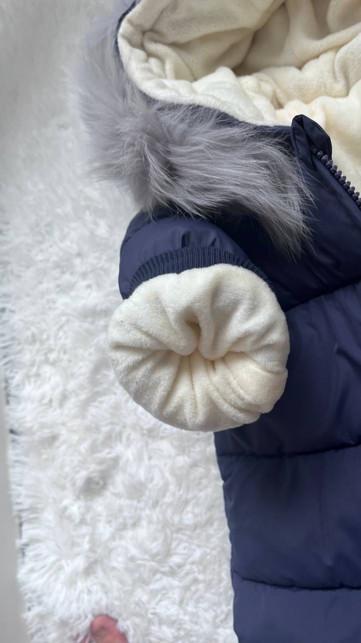 Комбинезон синий
