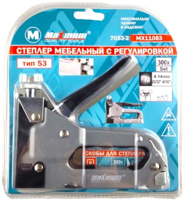 Строительный степлер MAXIMUM Мебельный SM-01