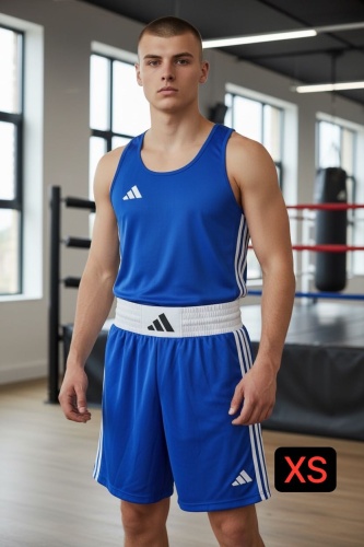 Форма для бокса adidas синий универсальный