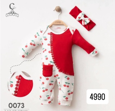 Слип Cosay Bebe белый, красный