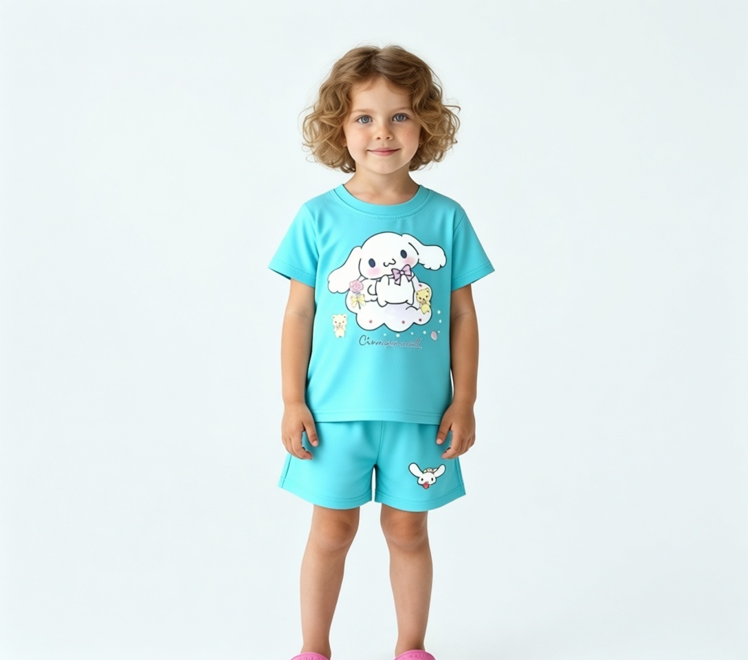 Комплект Hello Kitty голубой