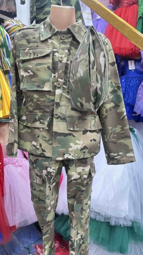 Костюм Военный камуфляжный костюм для мальчика хаки