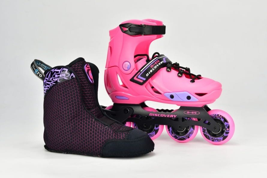 Роликовые коньки Micro Discovery розовый 37-40