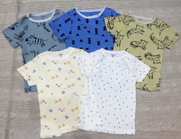 Футболка carters love рисунок синий, зеленый