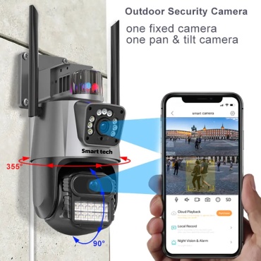 Smart Tech камера видеонаблюдения P11 , 3 расширение 2304x1296