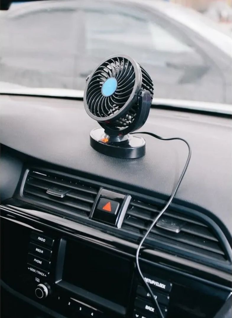 Вентилятор Mini car fan черный