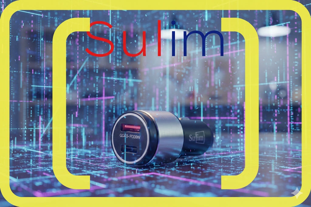 Зарядное устройство Sulim 8610 USB Type-C, USB 48 Вт черный