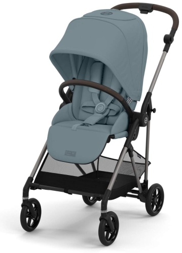 Коляска прогулочная Cybex Melio Stormy Blue, голубой