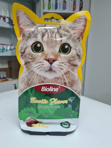 Лакомство BIOLINE паштет мята, курица 75 г 5 шт