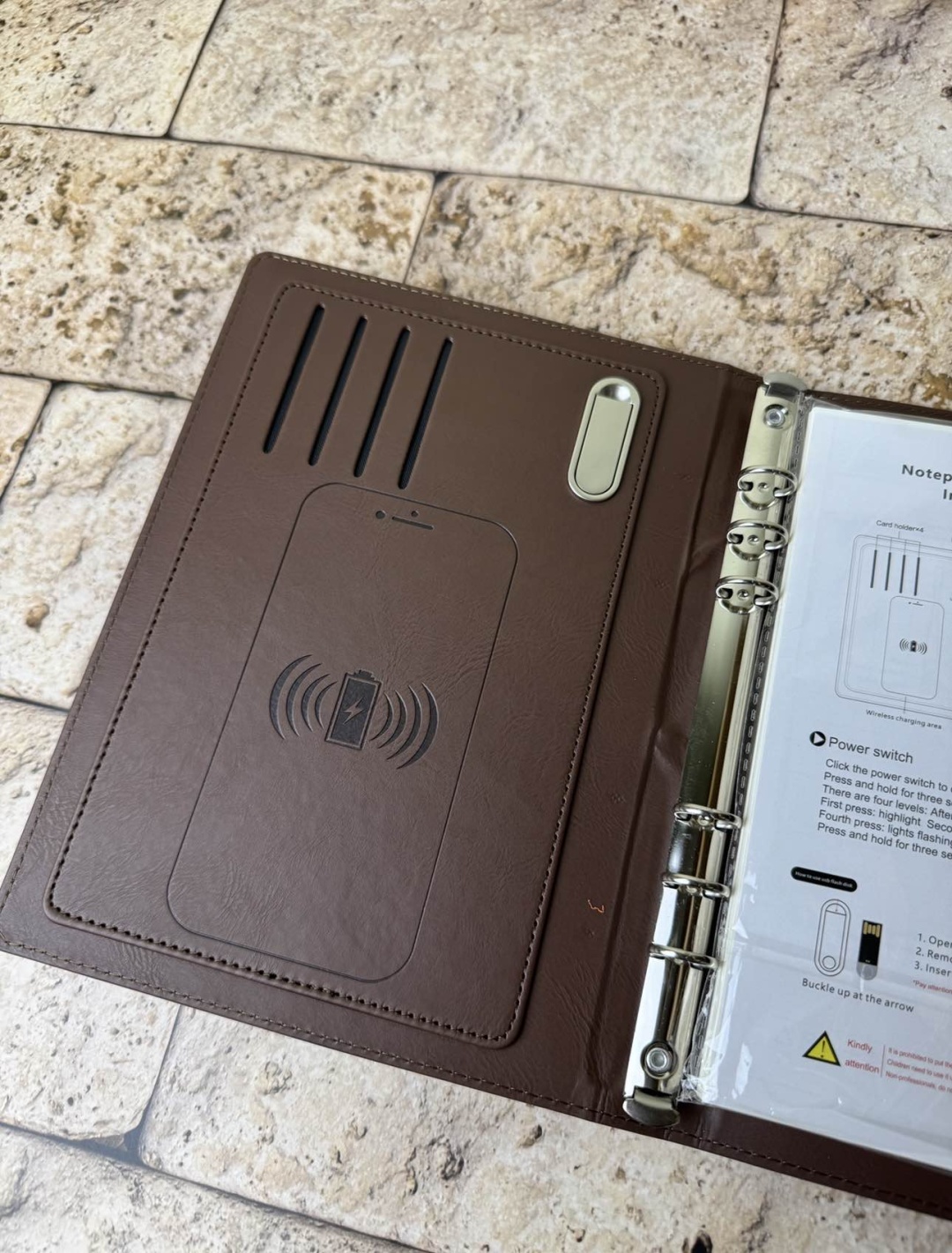 Ежедневник Newadin Smart блокнот, A5, 140 л, коричневый