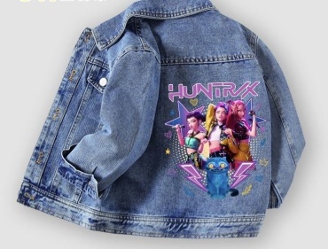 Джинсовая куртка K-pop Huntrix синий