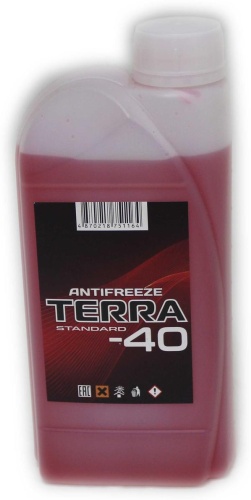 Антифриз TERRA Antifreeze standard красный (розовый) G-11 1 л