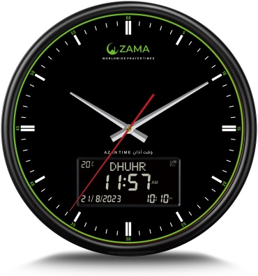 Часы кварцевые ZAMA ZM360BB, пластик