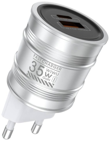 WIWU Wi-U028 USB Type-C, USB серебристый
