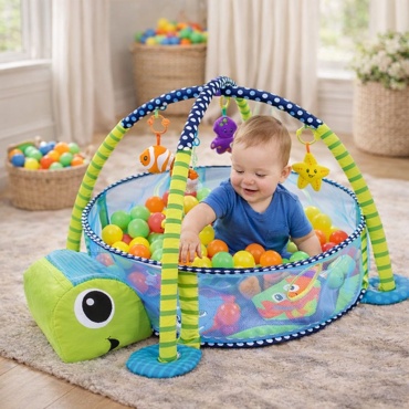 Игровой манеж 1Marka 95x70x50 см, зеленый