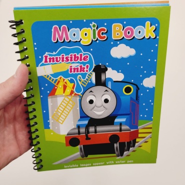 Раскраска Magic water book Томас паровозик