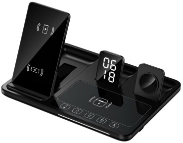 Зарядное устройство 4in1 USB Type-C 15 Вт черный