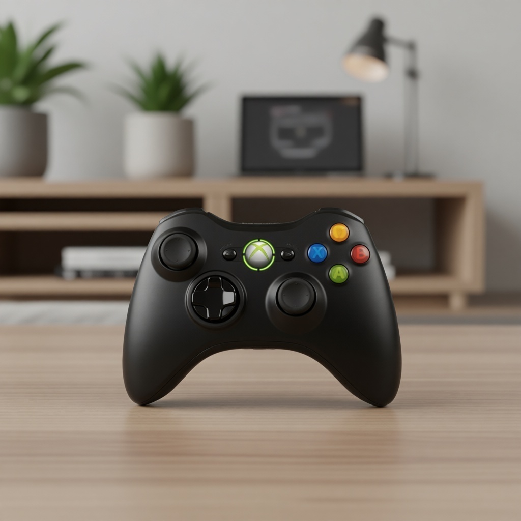 Игровой контроллер Microsoft Xbox 360 Wireless Controller черный