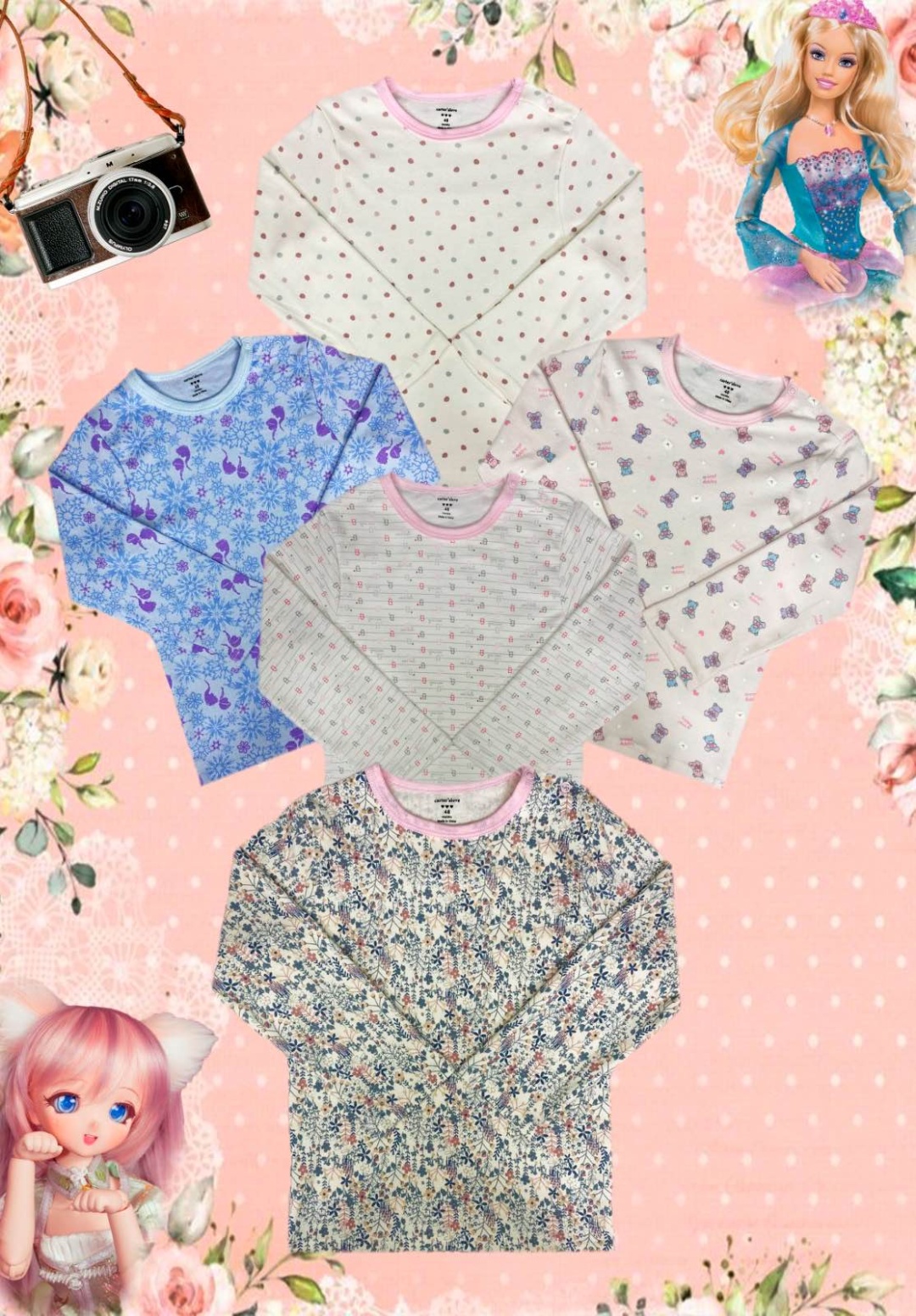 Комплект carters love мультиколор