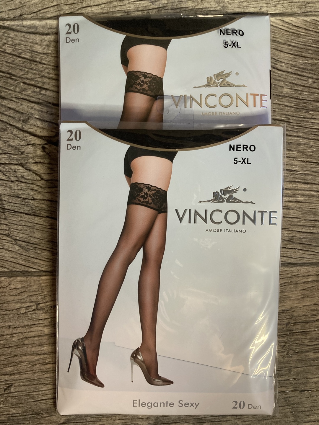 Чулки Vinconte черный