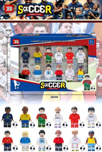 SANTIMENT Футболисты фигурки Soccer 5 см 12 шт