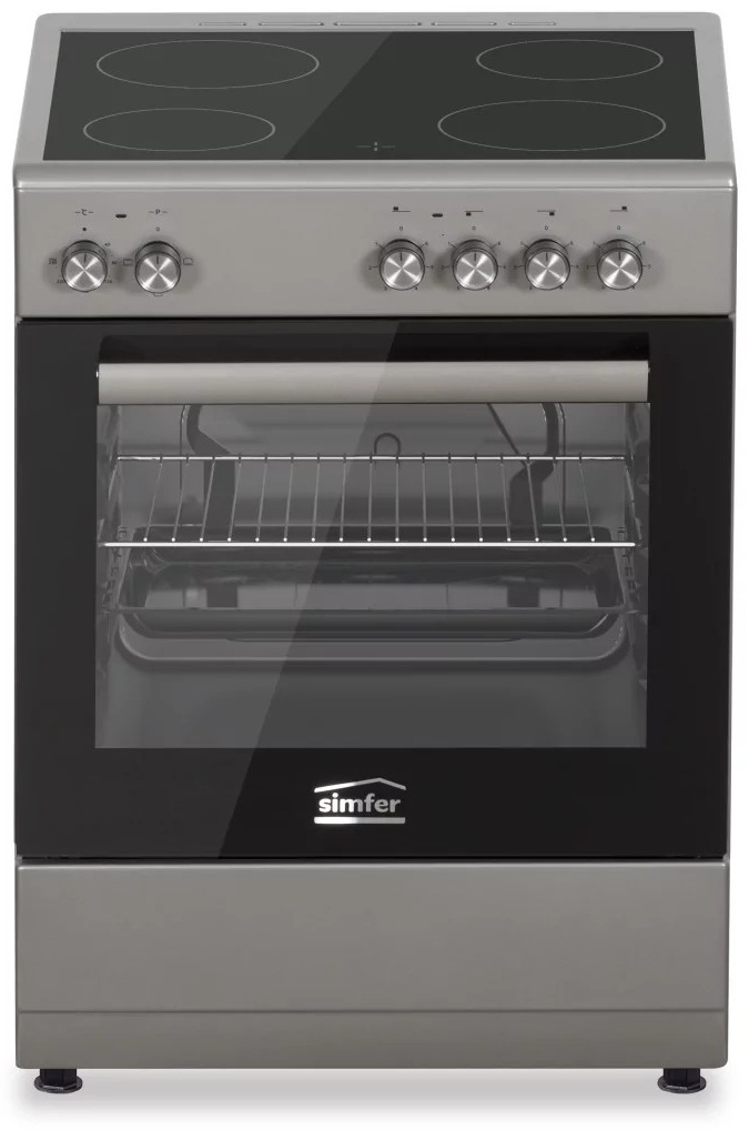 Кухонная плита Simfer F66VM04002 серебристый